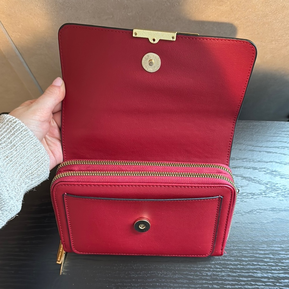 Red Leather Wallet - Picture 2 of 4